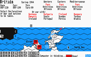 Third Reich atari screenshot