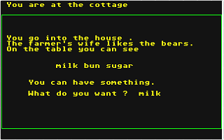 Three Bears (The) atari screenshot