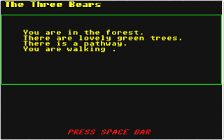 Three Bears (The) atari screenshot