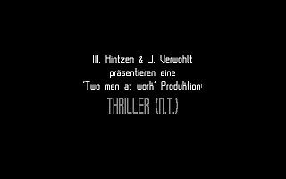 Thriller (N.T.) atari screenshot