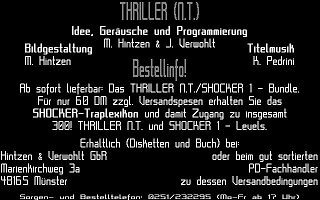 Thriller (N.T.) atari screenshot