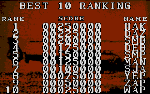 Thunder Blade atari screenshot