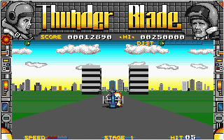 Thunder Blade atari screenshot