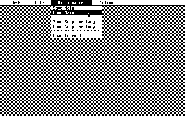 Thunder! - The Writers Assistant atari screenshot