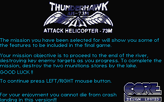 Thunderhawk AH-73M — screenshot 1