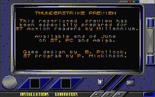 Thunderstrike atari screenshot