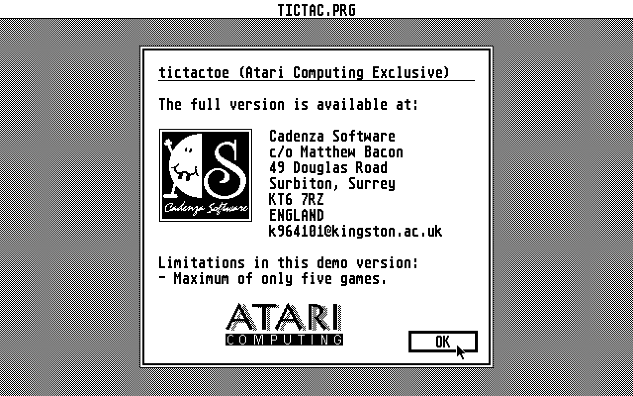 TicTacToe — screenshot 1