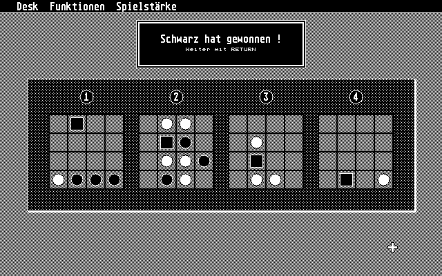 Tic Tac Toe atari screenshot