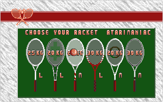 Tie-Break atari screenshot