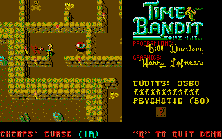 Time Bandit atari screenshot