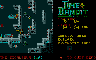 Time Bandit atari screenshot