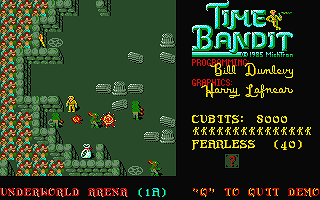 Time Bandit atari screenshot