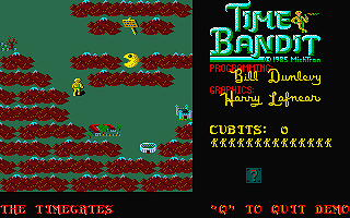 Time Bandit atari screenshot