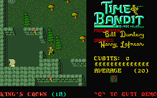 Time Bandit atari screenshot
