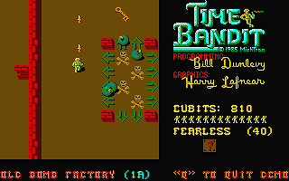 Time Bandit atari screenshot