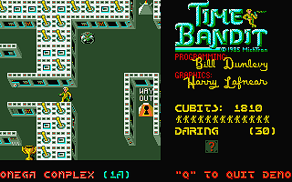 Time Bandit atari screenshot