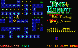 Time Bandit atari screenshot