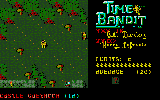 Time Bandit atari screenshot
