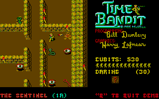 Time Bandit atari screenshot