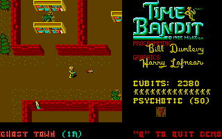 Time Bandit atari screenshot