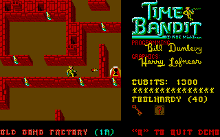 Time Bandit atari screenshot
