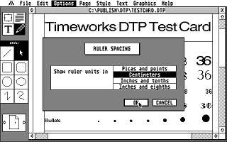 Timeworks Desktop Publisher ST atari screenshot