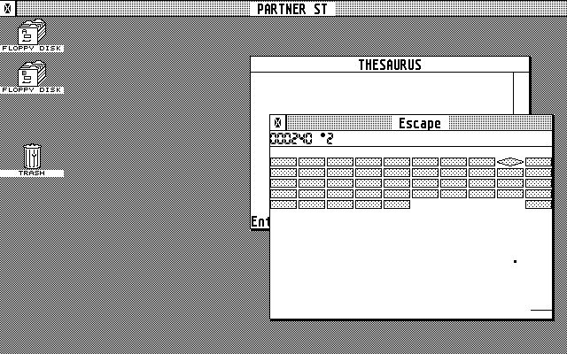 Timeworks Partner ST atari screenshot