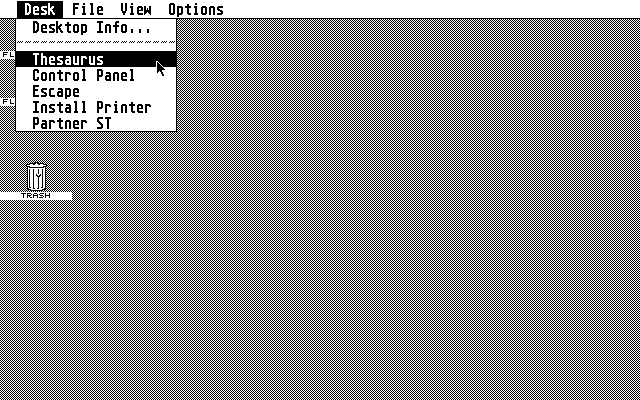 Timeworks Partner ST atari screenshot
