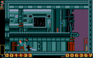 Tintin on the Moon atari screenshot