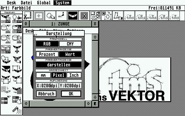 Vektor atari screenshot