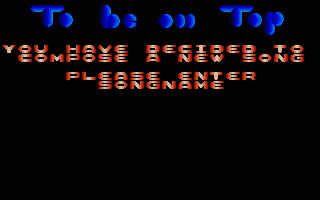 To Be on Top atari screenshot