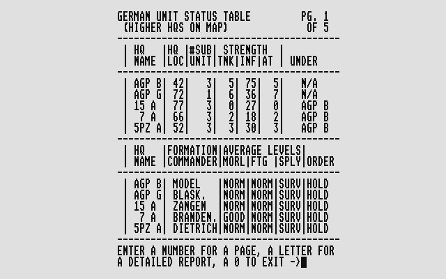 To the Rhine - The Advance in West 29 Aug-11 Dec 1944 atari screenshot