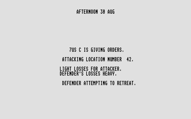 To the Rhine - The Advance in West 29 Aug-11 Dec 1944 atari screenshot