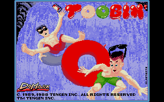 Toobin' atari screenshot