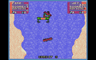 Toobin' atari screenshot