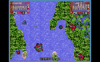 Toobin' atari screenshot