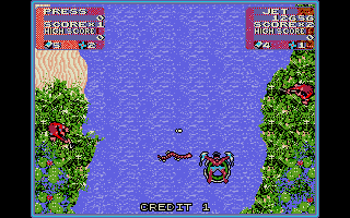 Toobin' atari screenshot