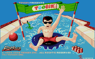 Toobin' atari screenshot