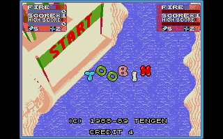 Toobin' atari screenshot