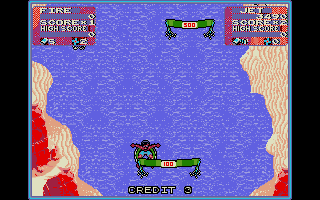 Toobin' atari screenshot