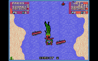 Toobin' atari screenshot