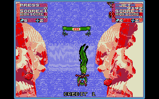 Toobin' atari screenshot