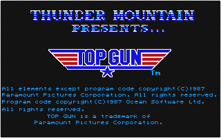 Top Gun atari screenshot