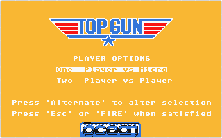 Top Gun atari screenshot