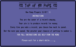 Top of the Pops atari screenshot