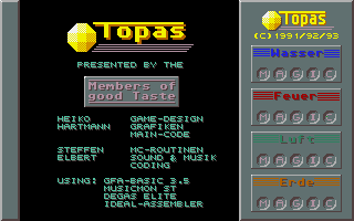 Topas atari screenshot