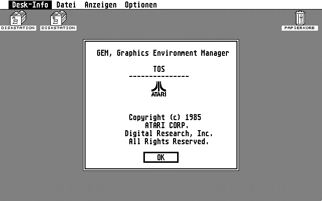 TOS 1.00 atari screenshot