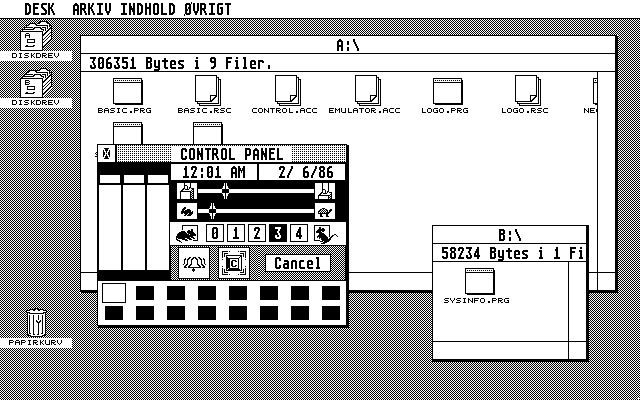 TOS 1.00 atari screenshot