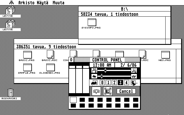 TOS 1.00 atari screenshot