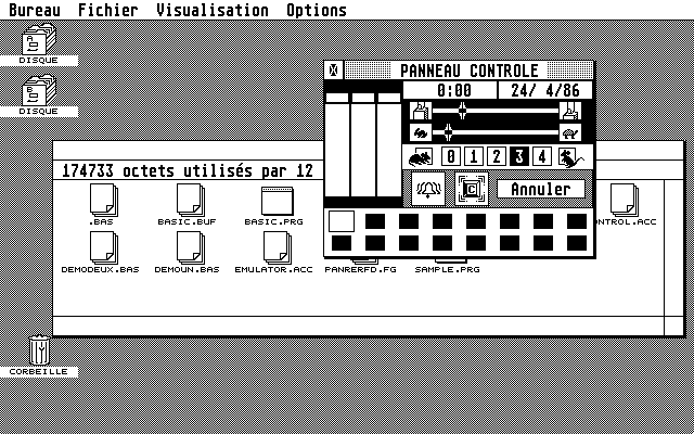 TOS 1.00 atari screenshot